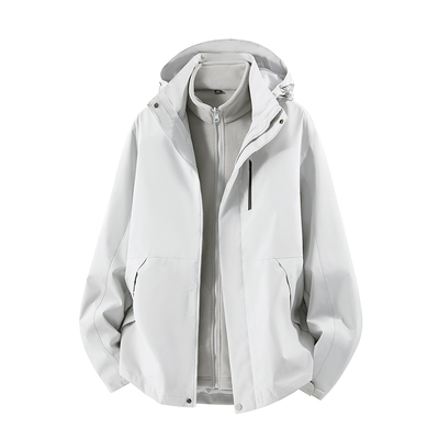 稻草人冲锋衣女款2025新款秋冬季防风三合一可拆卸户外秋冬外套男