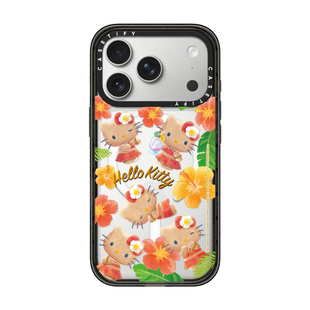 Sun-Kissed 三丽鸥家族 x CASETiFY 联名 黑皮Hello Kitty/Hello Kitty沙滩 适用于苹果17/16系列手机壳