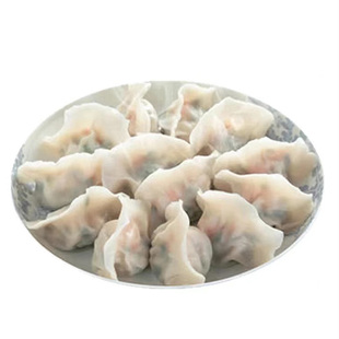 手工素三鲜水饺韭菜鸡蛋饺子速冻方便早餐素菜速食冷冻菠菜素大馅