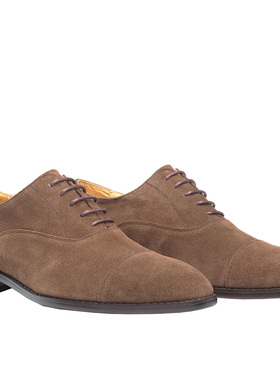 oxfords英伦尖头反绒牛皮男鞋
