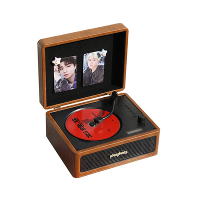 【质感棕】斐帅CD唱片机蓝牙音响