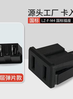LANZMFG朗正LZ-F-M4&M4A 2孔2插国标插座10A 250V