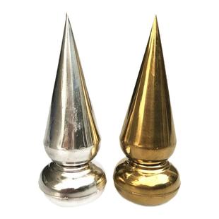 304全焊201带无座圆锥枪头套32圆管不锈钢装饰防盗庭院围栏枪尖花