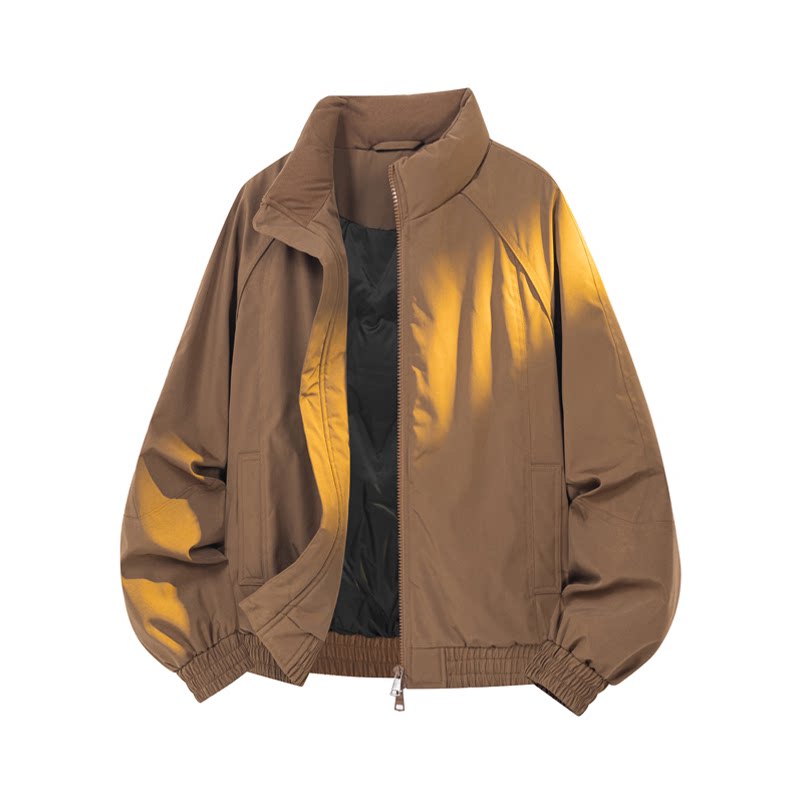 飞行员夹克羽绒服外套硬汉风