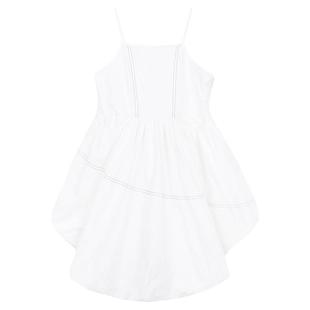 陈大猪 女童连衣裙2025秋装新款不规则设计洋气时髦儿童吊带裙子