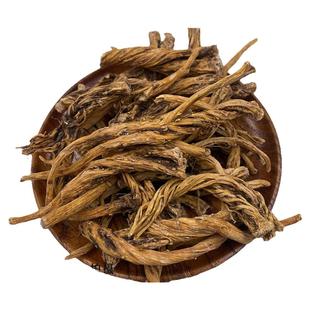野生秦艽条中药材百草厅道地麻花秦艽左艽左扭中草药整根秦艽条