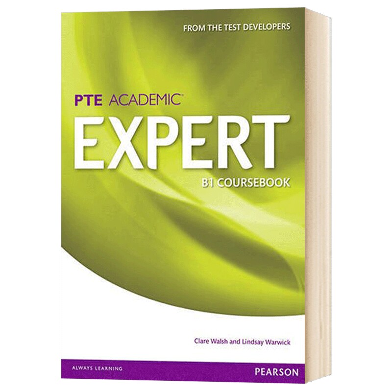 PTE学术英语考试B1教材 Expert Pearson Test of English Academic B1 Standalone Coursebook PTE 英文原版 培生学生用书 英文版