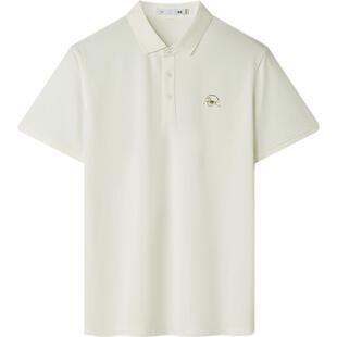 【父亲节礼盒可选】海澜之家凉感短袖Polo26夏新款马到成功T恤男