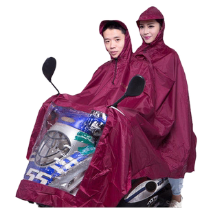 天堂双人雨衣加大加厚摩托车雨衣电动车雨衣男女成人雨衣雨披包邮