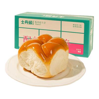 无添加防腐老式面包学生健康早餐