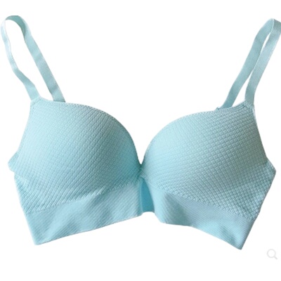 撞色蕾丝聚拢居家运动风女士内衣