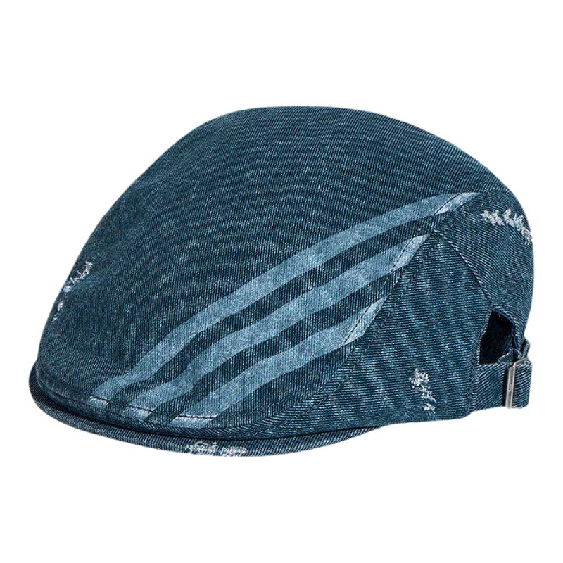阿迪达斯三叶草男女帽2026夏款潮流时尚日常通勤牛仔贝雷帽KX6978