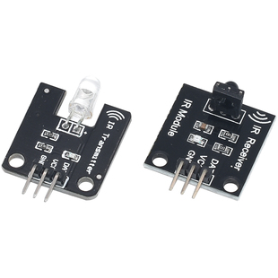 数字38KHz红外接收发射头传感器模块电子积木机器人 红外通信遥控