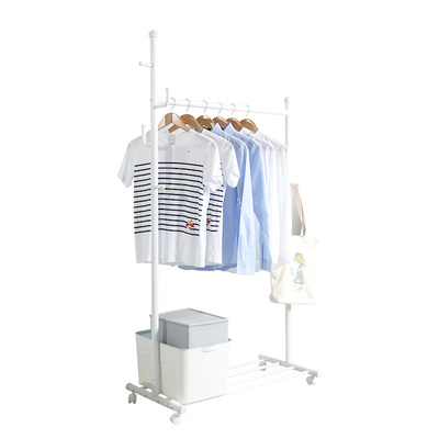 加粗挂衣架可移动简易