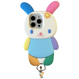 @BOBBY PLANET原创原单品质日本花小兔卡通可爱少女心甜美适用iPhone17Promax手机壳苹果16543柔软硅胶新款