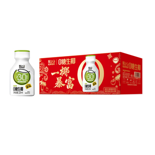 轻上椰汁0糖生椰原味椰汁饮品植物蛋白椰奶椰乳早餐奶饮料22瓶装