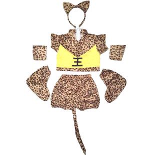 六一老虎幼儿园演出服儿童小猫咪动物男女童表演服大王童话剧服装