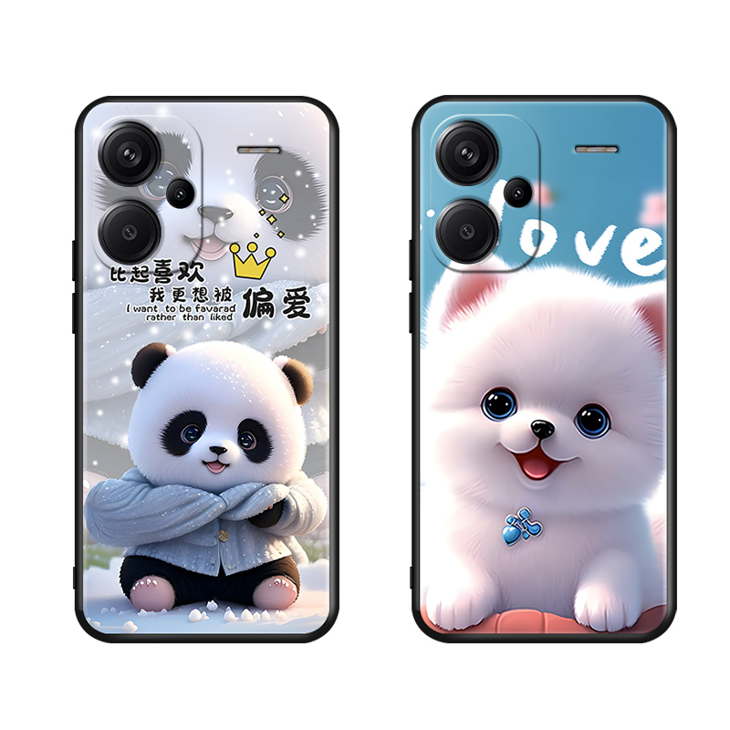 imobile适用于红米note13pro+手机壳Hm Notel3pro+软壳MiuiNote13pr0+保护套超萌卡通可爱外壳磨砂全包防摔潮