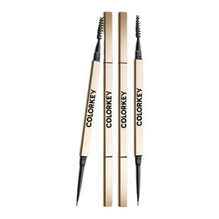colorkey珂拉琪小金筷眉笔小金条立体刀锋四叉水眉笔持久防水防汗