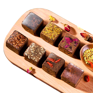 云南古法纯生姜汁阿胶玫瑰红糖姜茶大姨妈单独小包装手工老黑糖块