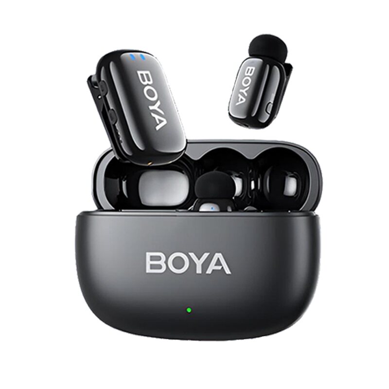 无线领夹式麦克风适用索尼佳能微单反相机一拖多人收音外接麦克风