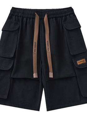 伟臣休闲中裤迷彩工装机能风