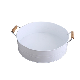 早教感官盆白色游戏大铁盆蒙氏创意教具钱盆动物模具玩沙工具diy