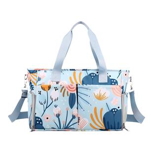 妈咪包单肩包斜挎手提包母婴包宝妈带娃外出挎包便携时尚多功能包