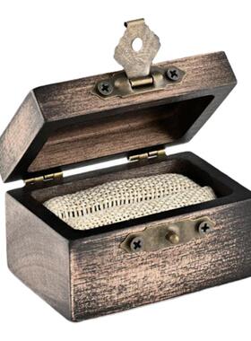 情侣黄金拉丝钨黑色流星陨石戒指