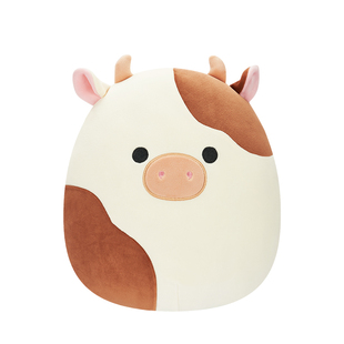 美国Squishmallows毛绒公仔蝾螈青蛙奶牛娃娃睡觉抱枕圣诞节礼物