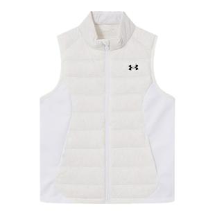 安德玛童装儿童羽绒马甲运动休闲男女童秋冬保暖背心立领大童外套