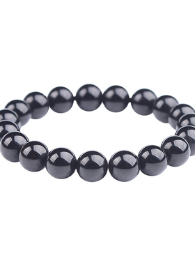 乌鸦血石晶尧情侣水晶手链