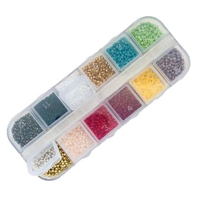 工喜diy串珠日本东宝2mm玻璃米珠