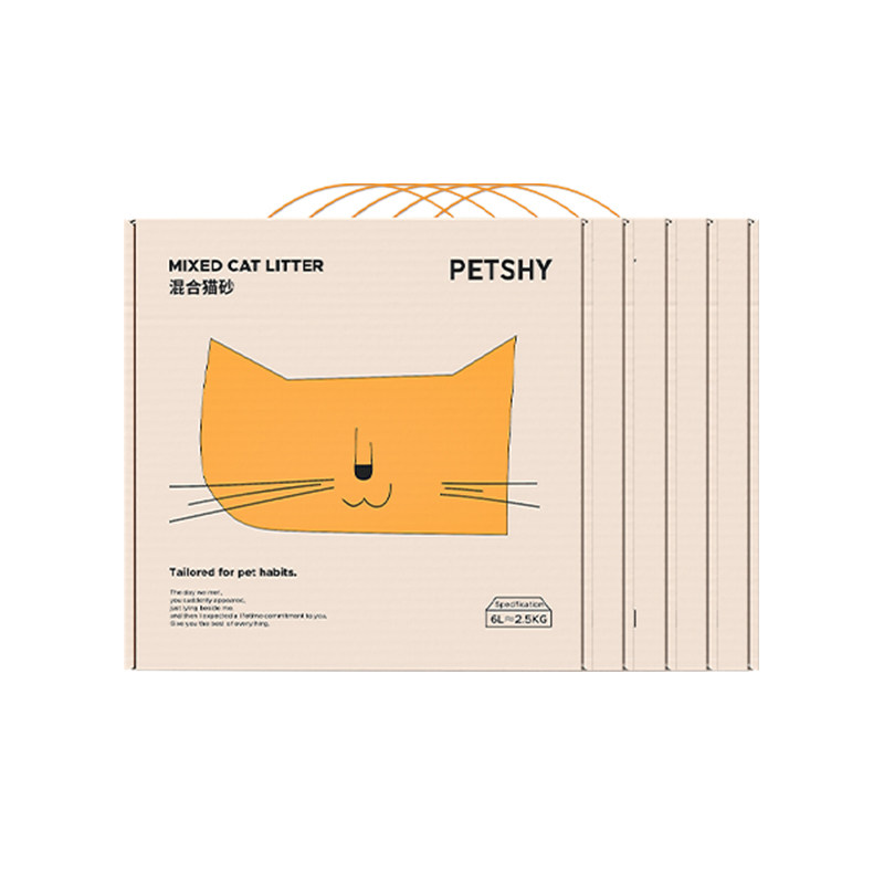 PETSHY百宠千爱原味混合猫砂