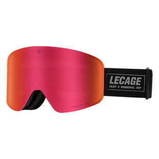 乐凯奇滑雪镜变色阴晴通用大柱面滑雪眼镜男女双层防雾近视雪镜