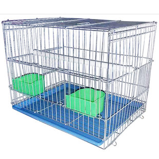 鸟笼鹦鹉玉鸟大头牡丹辣椒抱窝笼折叠电镀锌繁殖笼中号加粗笼子