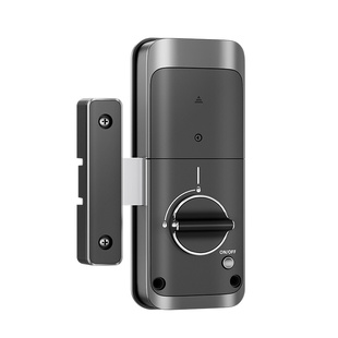 全自动APP隐形门锁刷卡免打孔电子感应锁室内暗木门双开门智能锁