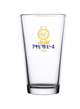 日本朝日Asahi加厚带把啤酒杯