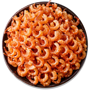 金钩海米干活虾米海鲜干货非特级开洋虾仁干虾皮250g无添加盐即食