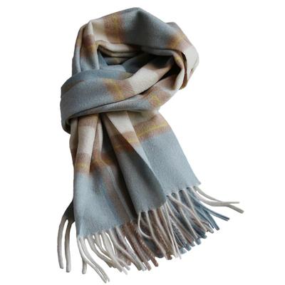 羊绒围巾保暖流苏苏格兰男女冬季