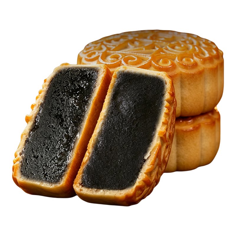 邑家亲台山正宗黑豆沙广式月饼