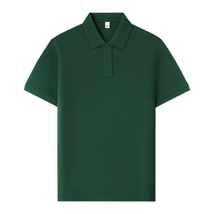 高端纯棉POLO衫定制工作服夏季4s店销售团体工装短袖t恤印字logo