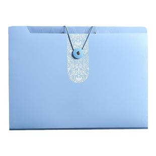 a4文件夹透明插页小学生用试卷收纳袋多功能风琴包多层大容量科目分类试卷夹整理神器初中高中生书夹子资料册