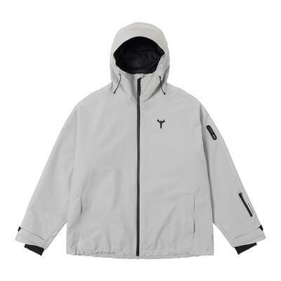 WinterTicket双单板自由式OVERSIZE宽大嘻哈Recco滑雪3L夹克雪服