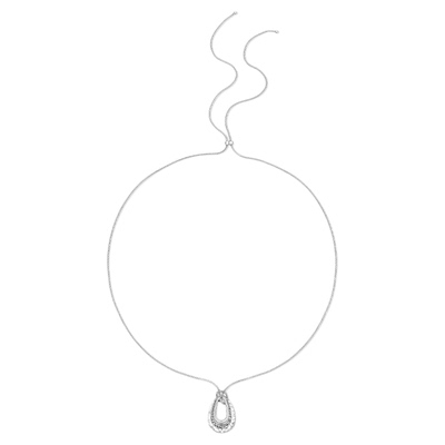 MGS/曼古银织梦项链S925纯银轻奢高级感吊坠配饰锁骨水滴项链礼物