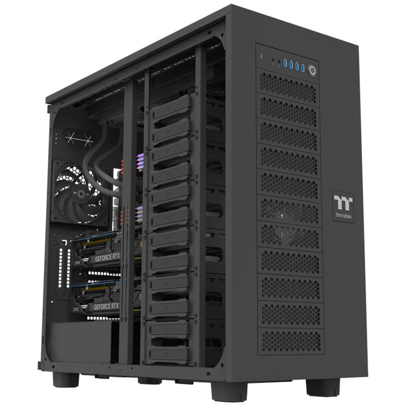 TT台式机电脑工作站机箱AX700
