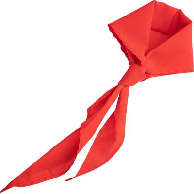 Deli得力红领巾涤纶纯棉亲肤柔软