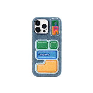 【12月新品】壳空间cas:pace牛仔布料手机壳适用苹果17Pro16promax外壳iPhone15pro新款防摔高级全包真实布料