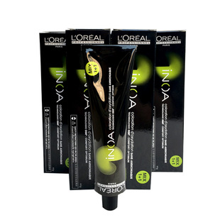 欧莱雅伊诺雅3代染发膏女2023流行色染发剂冷色系植物无氨染膏