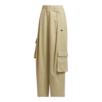 Adidas/阿迪达斯正品三叶草女士运动梭织工装宽松时尚长裤IA7510